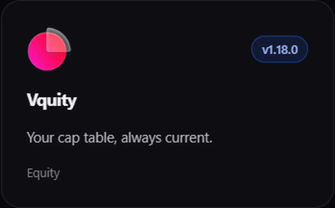 The Vquity entry in the Lisan Hub desktop app catalog